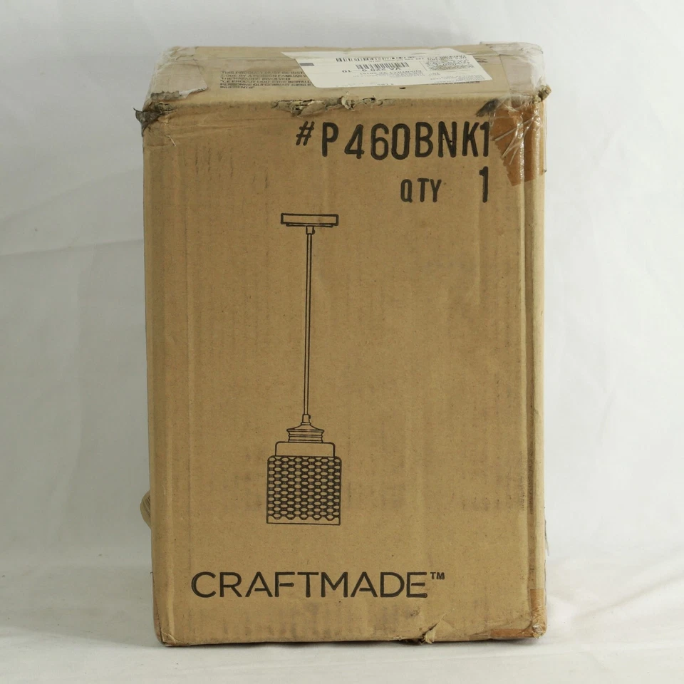 Craftmade P460BNK1 Bell мини подвесной подвесной светильник матовый никель - Изображение 1 из 2