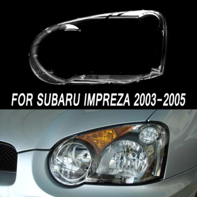 For Subaru Impreza 2003 2004 2005 Clear Front Headlight Cover Lens Left Side - Imagem 1 de 4