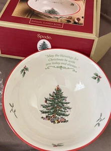 SPODE CHRISTMAS TREE 2010 Annual 6" Candy Bowl //NIB// - Picture 1 of 11
