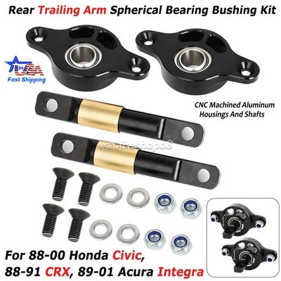 Bearing Rear Spherical Trailing Arm Bushing Kit For Integra 1989-01 Civic 88-00 Foto 1 de 4