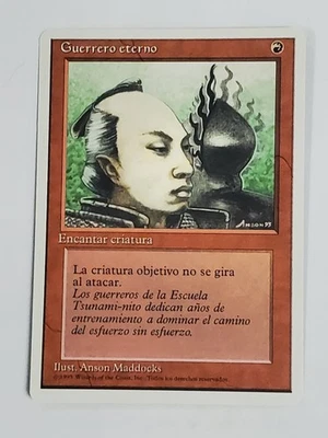 MTG Eternal Warrior (Spanish 4th Edition (WB)/Red/C) - BGM - Image 1 of 2