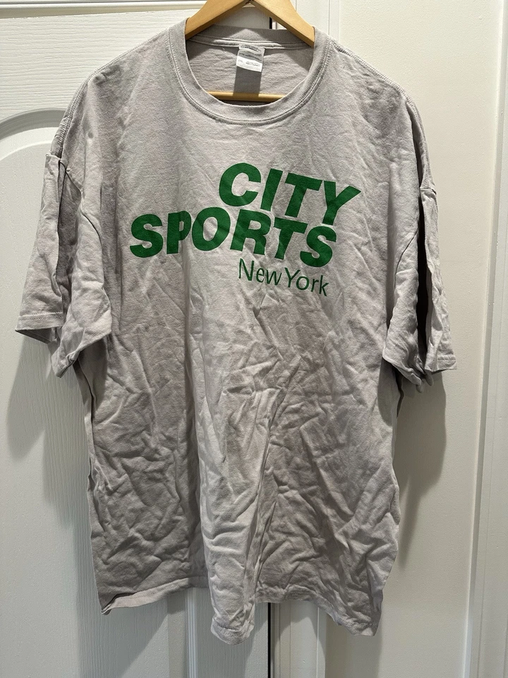 Camiseta Vintage City Sports Cinza XXL 2XL - Imagem 1 de 1
