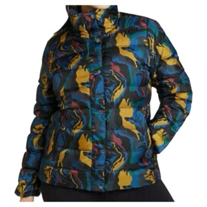 Eddie Bauer Stratustherm gefütterte Gänsedaunenjacke Camouflage Damen Medium - Bild 1 von 12