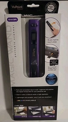 VuPoint Magic Wand Purple Color  Portable Scanners Brand New Sealed Box  - Image 1 of 4