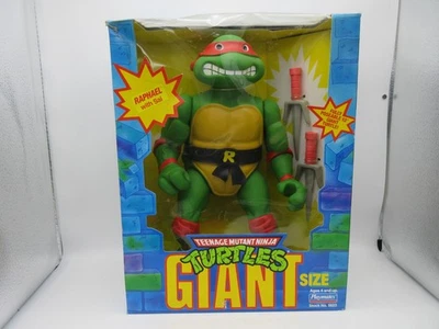 Figura de acción vintage TMNT Giant 13" Raphael [Playmates, 1989] con caja COMPLETA Foto 1 de 4