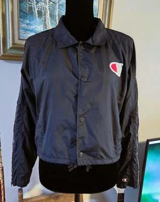 Chaqueta de entrenamiento Champion talla S pequeña negra Foto 1 de 4