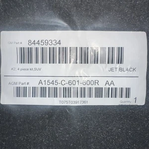 OEM GM 2016-2021 Yukon Tahoe Front Rear Carpet Floor Mats Jet Black 84459334 NEW - Picture 1 of 4