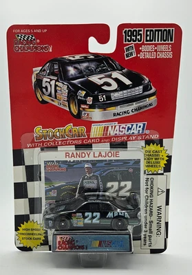 1995 NASCAR  racing champions  #22 Randy Lajoie  MBNA America 1/64 scale - Image 1 of 4
