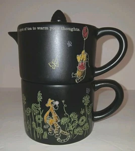 Hallmark Disney Winnie Puuh stapelbare Teekanne Tasse & Deckel nie benutzt - Bild 1 von 10