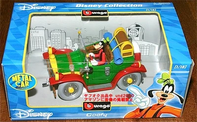 Burago 1 18 Goofy Classic Car Disney Bburago Disney Goofy Jalopy - Image 1 of 4