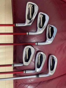 Dunlop XXIO FORGED Iron Set of 6, 7-9-PW-AW-SW BASSARA 60x5ct Flex R USED - Picture 1 of 10