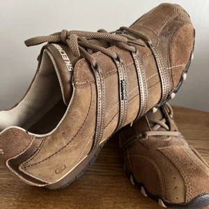 Zapatos Skechers Para Mujer Motociclista Patroller Cuero Marrón Talla 9.5 EE. UU. 46071 - Imagen 1 de 18