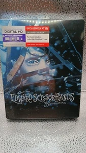Edward Scissorhands 25th Anniversary Steelbook Blu-ray Target Exclusive Sealed - Picture 1 of 2