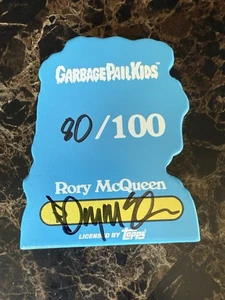 Get A Grip~Gross Con ~Deadwoodz~Garbage Pail Kids - Signed RORY MCQUEEN 80/100 - Picture 1 of 2