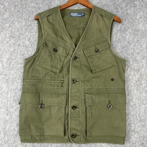 Polo Ralph Lauren RLPC 1967 Field Vest S Army Green Military Utility Combat C-1 - Picture 1 of 10