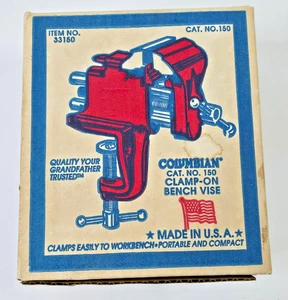Vintage Columbian Clamp On Bench Vise #150     NEW IN BOX UNOPENED - Picture 1 of 6
