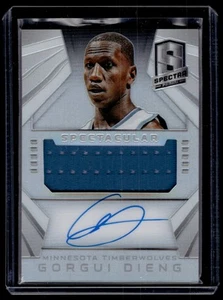 Gorgui Dieng 2014-15 Panini Spectra Silver Prizm Relic Auto Card /149 #SS-GDI - Picture 1 of 2
