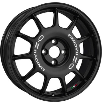 LLANTAS OZ RACING LEGGENDA PARA HONDA CIVIC 4H 7X17 4X100 MATT BLACK WHITE BCG - Imagen 1 de 4