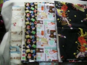 Stoff FQ Fat Quarter Konvolut 4 Quilt Girl Nähgarn - Bild 1 von 1