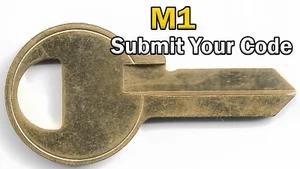 Master Lock (M1) 4 Pin Code Cut Key | Send Your Code, We Cut It! | - Picture 1 of 1