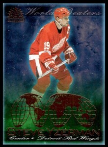 2001-02 Pacific Adrenaline World Beaters Steve Yzerman Detroit Red Wings #6