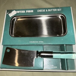Juego de Bandeja de Queso y Mantequilla Frontier Forge J5112 Japón Cuchillo de Acero Inoxidable De Colección - Imagen 1 de 3