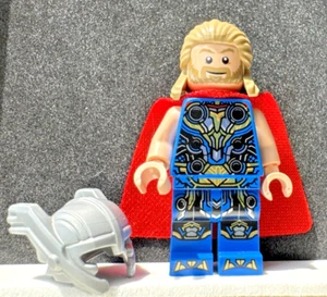 ⭐🦄 LEGO Marvel Thor Amor y Trueno Traje Azul Thor Minifigura #76207 🆓📦 - Imagen 1 de 4