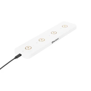 Cargador Olight Omino blanco con 4 puertos de carga magnéticos, vendedor autorizado de EE. UU. - Imagen 1 de 3