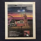 Meat Loaf / Meatloaf Bat Out of Hell 13.5"x11" Original 1978 PosterType Advert