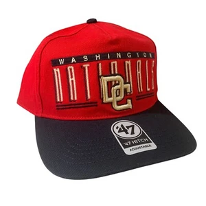 Washington Nationals '47 Brand Cooperstown Hitch Adjustable Snapback Hat OSFM - Picture 1 of 10