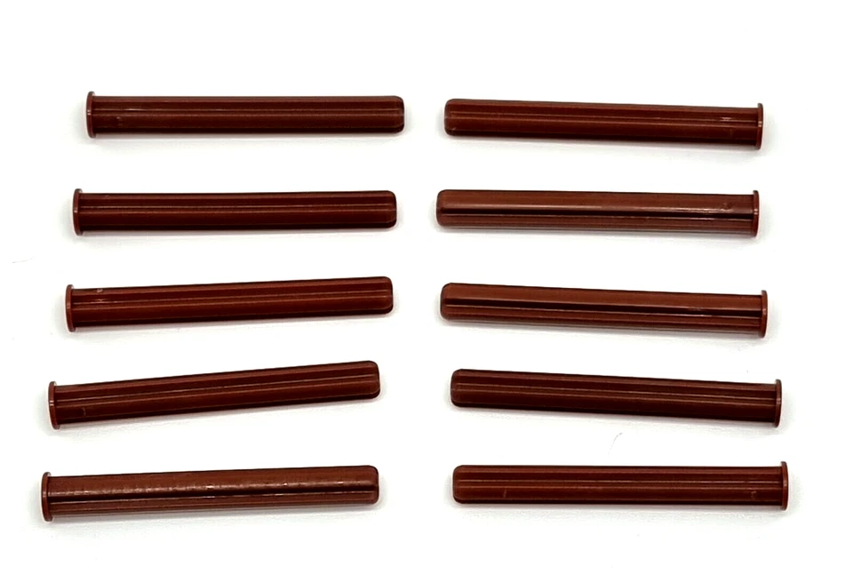 LEGO Nr-6159763  technic Stange 5m mit End Stop braun / 10 Stück - Bild 1 von 1