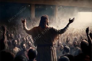 Digital Image Picture Photo Wallpaper Background Desktop Art of Jesus Christ - Picture 1 of 1