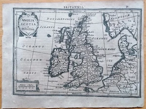 Great Britain Britannia - Original Map Mercator - 1651 - Picture 1 of 1