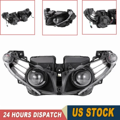 Front Headlight Head Lamp Light Assembly Fit for Yamaha YZF-R1 YZF R1 2012-2014 - Image 1 of 4