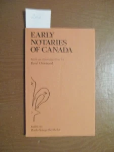 Early Notaries of Canada. Paperback book. lot 266 - Imagen 1 de 1