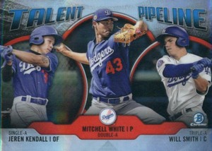 2019 Bowman Chrome Talent Pipeline Will Smith/Mitchell White/Jeren Kendall 
