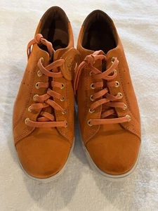 Rockport Men’s C.F. Stead And Co. Suede Sneakers. New. Size 9 M. Orange - Picture 1 of 7
