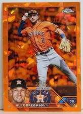 Alex Bregman 2023 Topps Chrome Sapphire Orange Parallel /25 Houston Astros #350