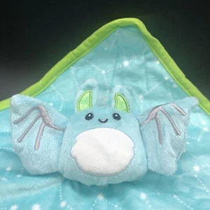 Bat Baby Lovey Security Blanket Halloween Spooky Cute Little Monster Ghoul 11x11 - Picture 1 of 6
