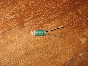56uf 50 volt Electrolytic capacitor, qty of 1 - Picture 1 of 3