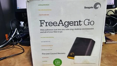 Seagate FreeAgent Go 120GB External USB 2.0 Hard Drive. New and Sealed! - Image 1 of 3