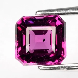 💎 Granate rodolita rosa púrpura natural octágono VS de 1,36 quilates - gema de Tanzania - Imagen 1 de 4