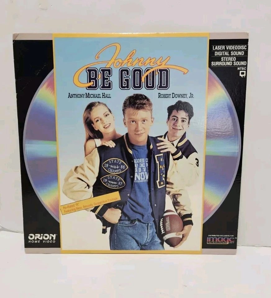 Johnny Be Good 1988 Robert Downey, Jr. Laserdisc LD Videodisc Very Rare Vintage  - Image 1 of 4