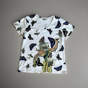 The Dali Museum St. Pete Tres Picos Mann Schmetterlinge Größe Large Grafik Kunst Shirt - Bild 1 von 5