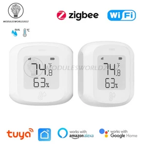Tuya Smart WiFi/Zigbee Sensore Temperatura Umidità Misuratore Termometro Igrometro - Foto 1 di 20