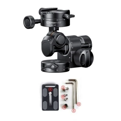 SUNWAYFOTO GH-PRO II+ Geared Head Panoramic Tripod Head Accessories For Cams - Image 1 of 4