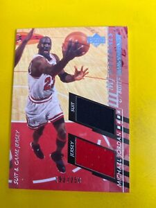 DA75332  2000-01 Upper Deck MJ Materials #MJ4 Michael Jordan Suit-Jersey #/250