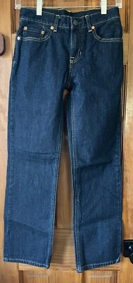 Ralph Lauren Polo Dark Blue Denim Jeans, Child Sz 14, Excellent! - Image 1 of 4