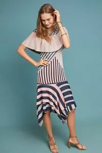Tabula Rasa for Anthropologie Faliro Striped Seddrat Dress sz small $795 - Picture 1 of 8