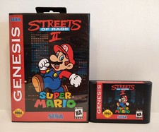Streets of Rage 2 Super Mario for Sega Genesis/Mega Drive